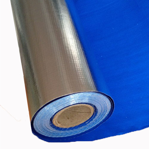 单面蓝色铝箔编织布（型号FW780-B）